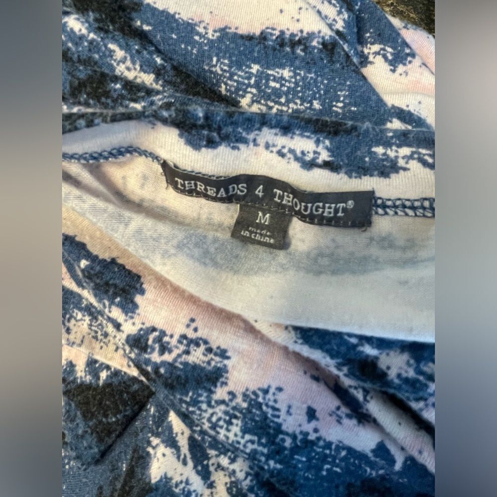 Threads 4 Thought Tie Dye Flutter Sleeve M - image 5